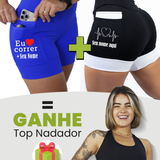 Kit Shorts Feminino + Top