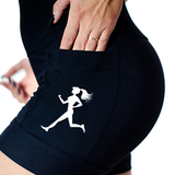 Shorts Feminina Preto Corredora ( Pronta Entrega)