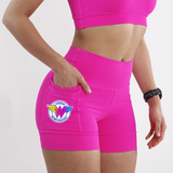 Shorts Rosa Mulher Maravilha ( Pronta Entrega)