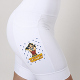 Bermuda Fem Branca Wonder Woman