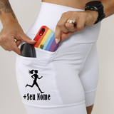 Shorts Branco Corredora