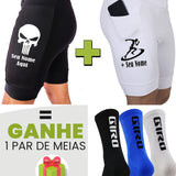 Kit Bermudas Masculinas + Meia