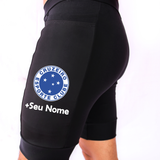 Bermuda Masc Preta Cruzeiro + Nome