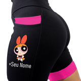 Bermuda Fem Super Poderosa Rosa