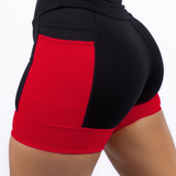 Shorts Preto/Vermelho