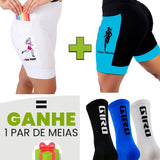 Kit Bermuda Feminina + Meia