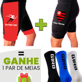 Kit Bermuda Masculina + Meia