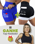 Kit Shorts Feminino + Top