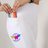 Bermuda Fem Branca Prova Mulher Maravilha