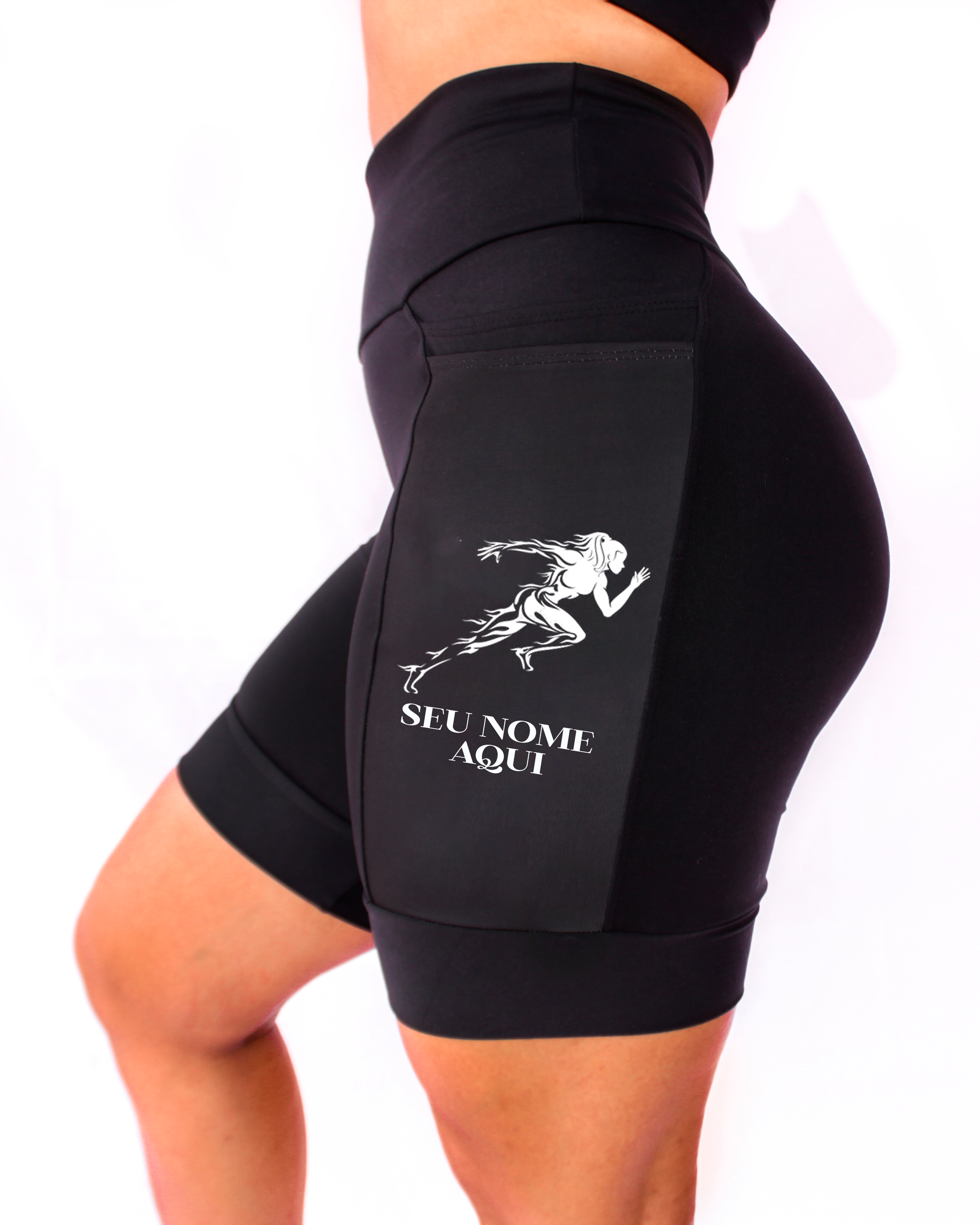 Bermuda Corredora Estilizada + Seu nome.