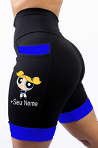 Bermuda Fem Super Poderosa Azul
