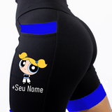 Bermuda Fem Super Poderosa Azul