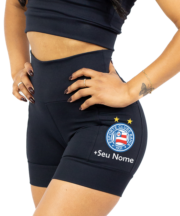 Shorts Preto Bahia + Nome