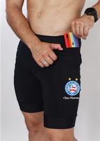 Bermuda Masc Preta Bahia + Nome