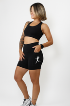 Shorts Feminina Preto Corredora ( Pronta Entrega)