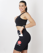 Bermuda Feminina Preta Internacional + Seu nome