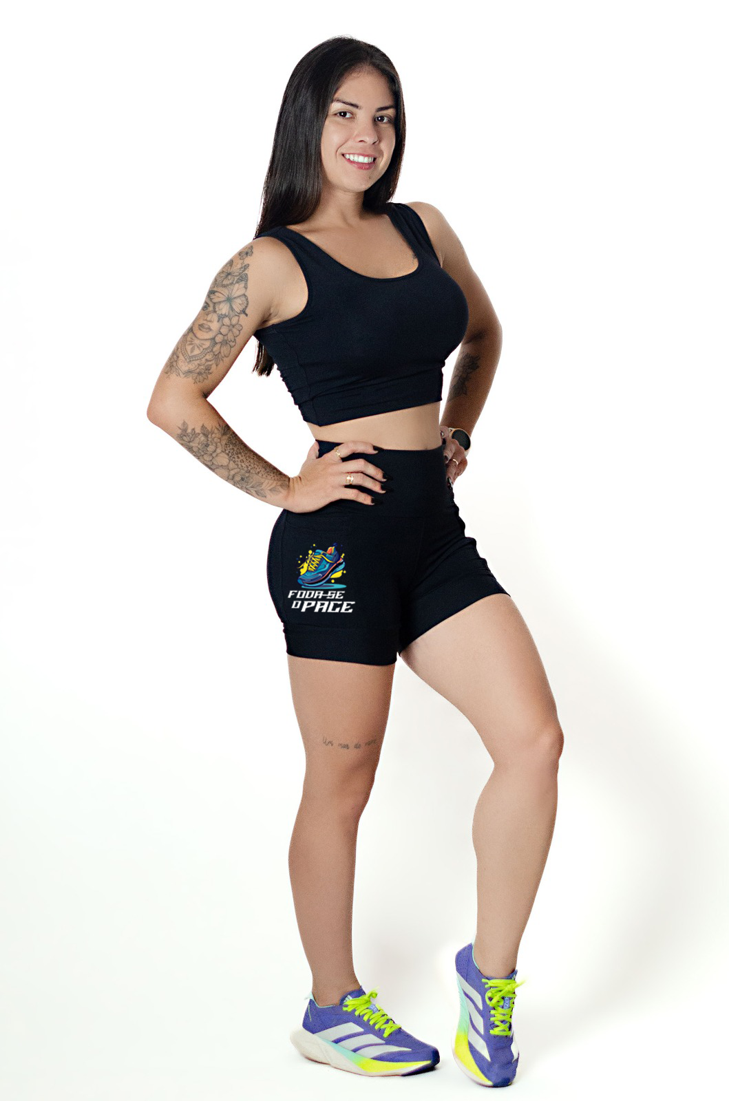 Shorts Foda-se o Pace  (Preto)