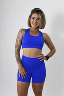 Shorts Azul Mulher Maravilha Corredora