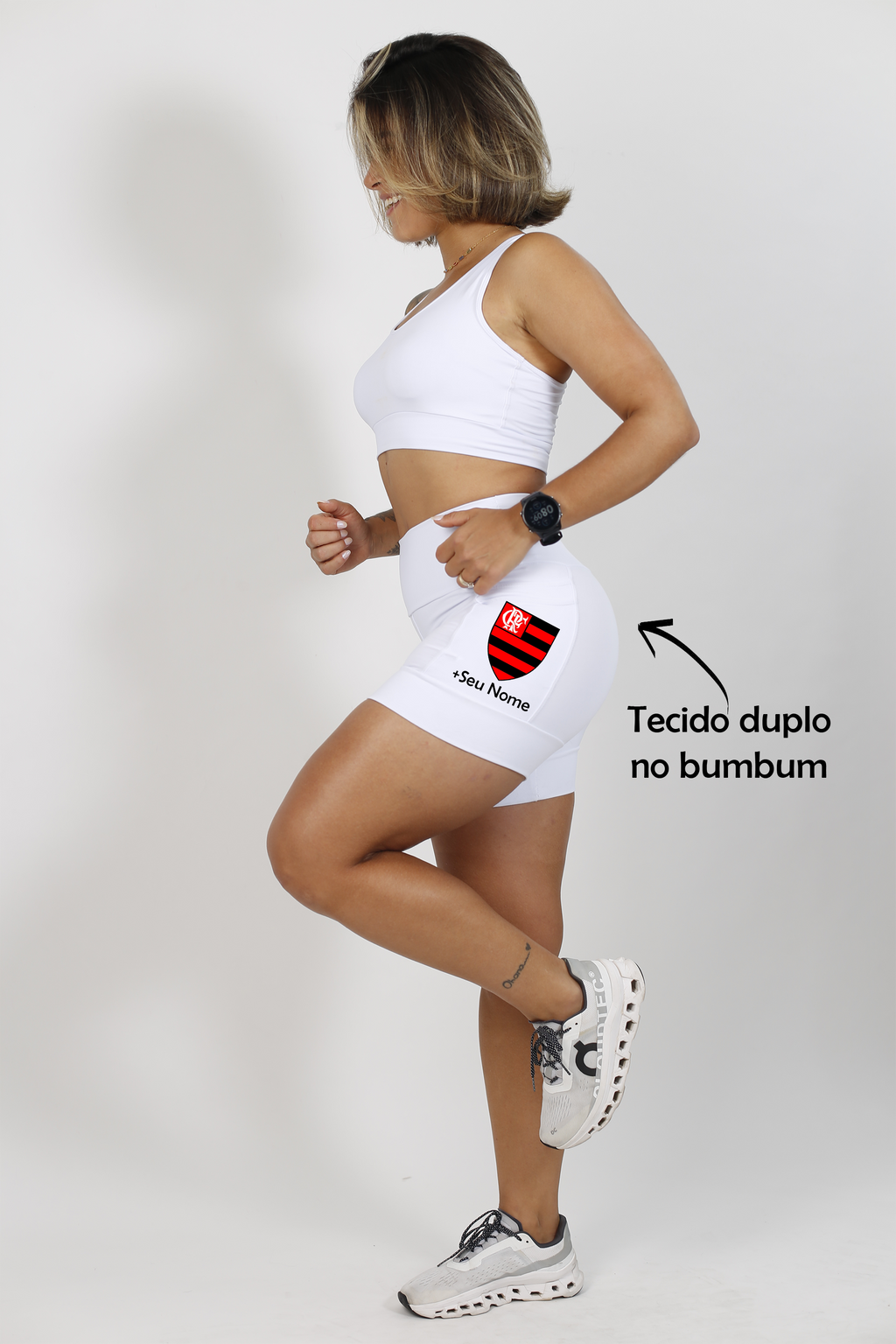 Kit Shorts Feminino + Meia