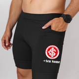 Bermuda Masc Preta Internacional + Nome