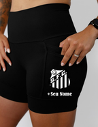 Shorts Preto Santos + Nome