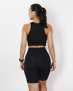 Bermuda Feminina Preta Santos +Seu nome