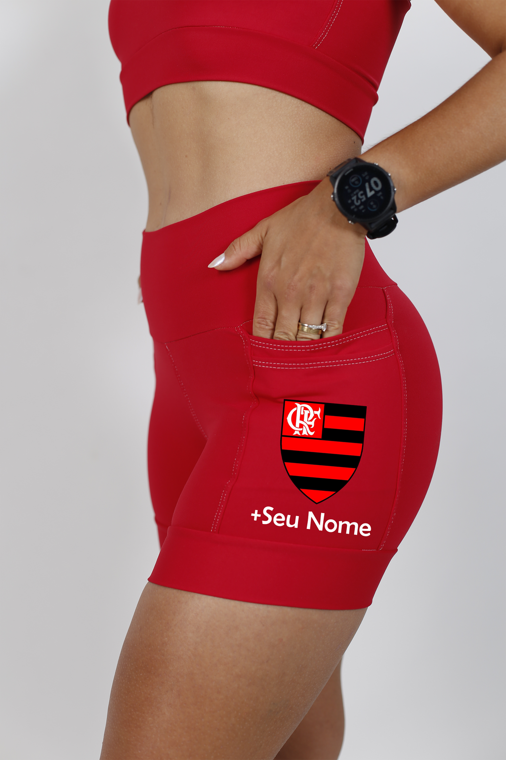 Kit Shorts Feminino + Meia