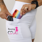 Shorts Branco Batimento Corredora