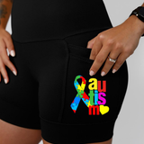 Shorts Preto Autismo