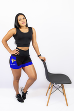 Short Feminino Super Poderosa Azul
