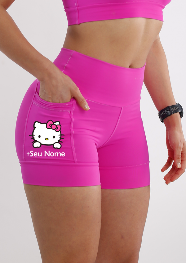 Short Rosa Hello Kitty+ Nome