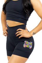 Short Preto Corrida Por Amor