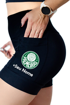Shorts Preto Palmeiras + Nome