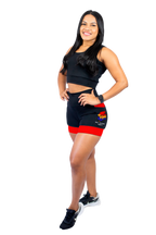 Shorts Mulher Maravilha + Seu nome (punho vermelho)