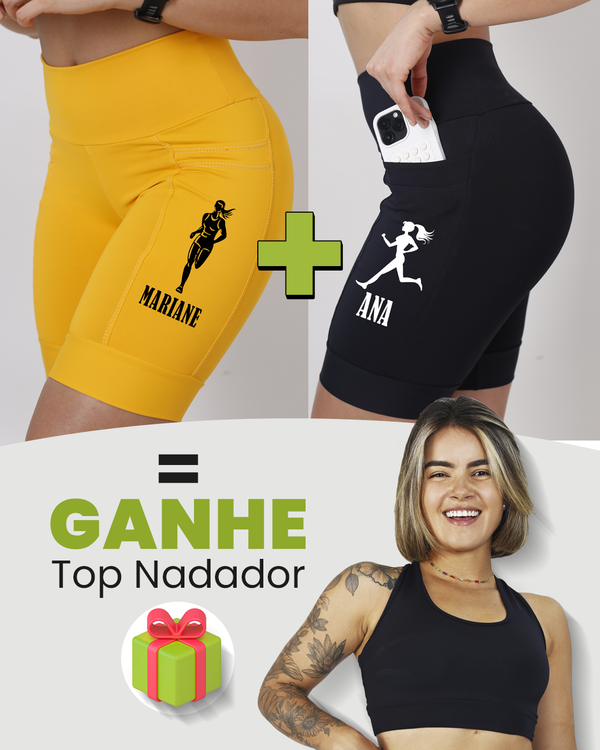 Kit Bermudas Femininas + Tops