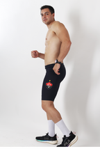 Bermuda Masculina Preta Vitoria +Seu nome