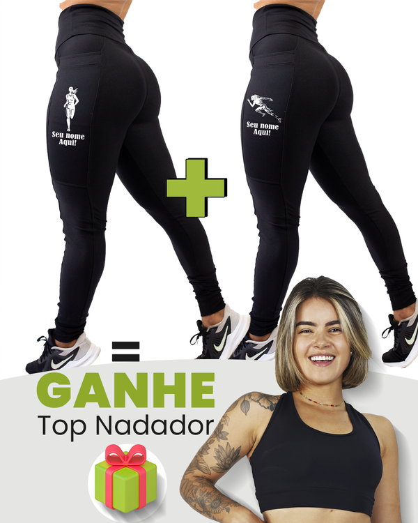 Kit 02 Calças Feminina + Top