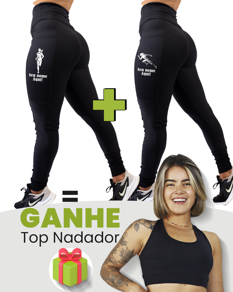Kit 02 Calças Feminina + Top