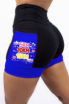Short Preto/Azul 5,10,15 KM