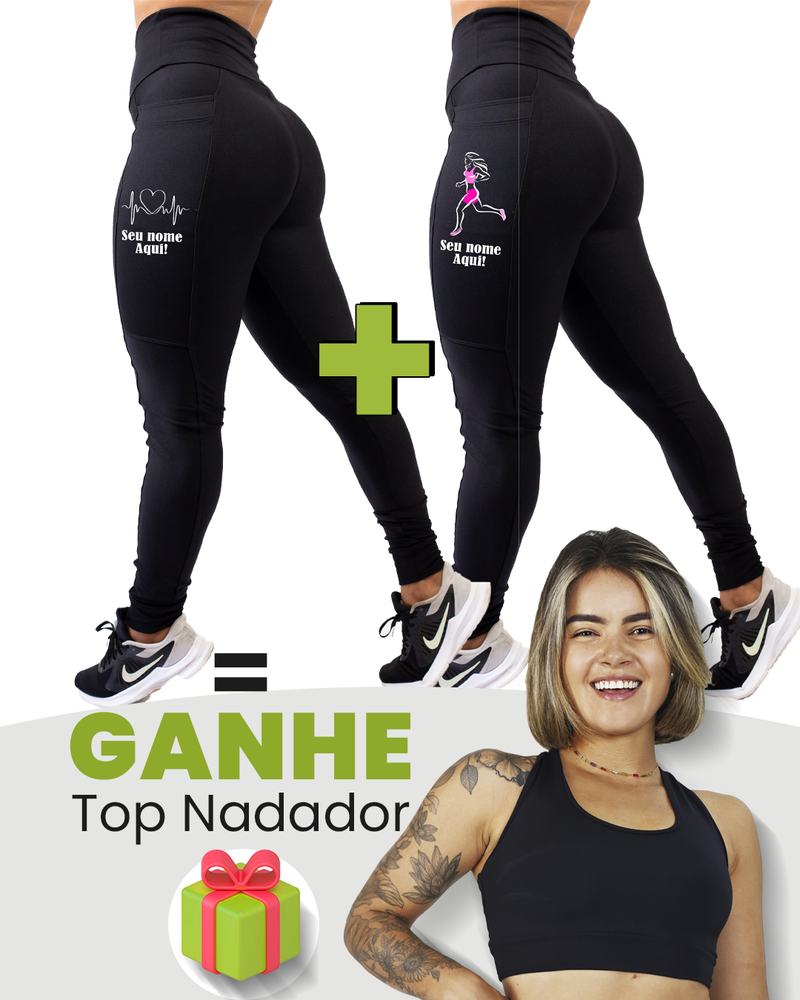 Kit 02 Calças Feminina + Top