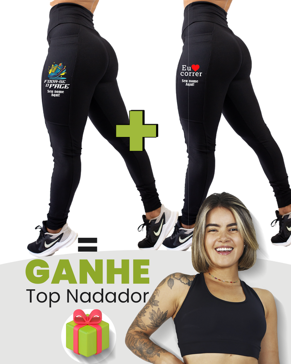 Kit 02 Calças Feminina + Top