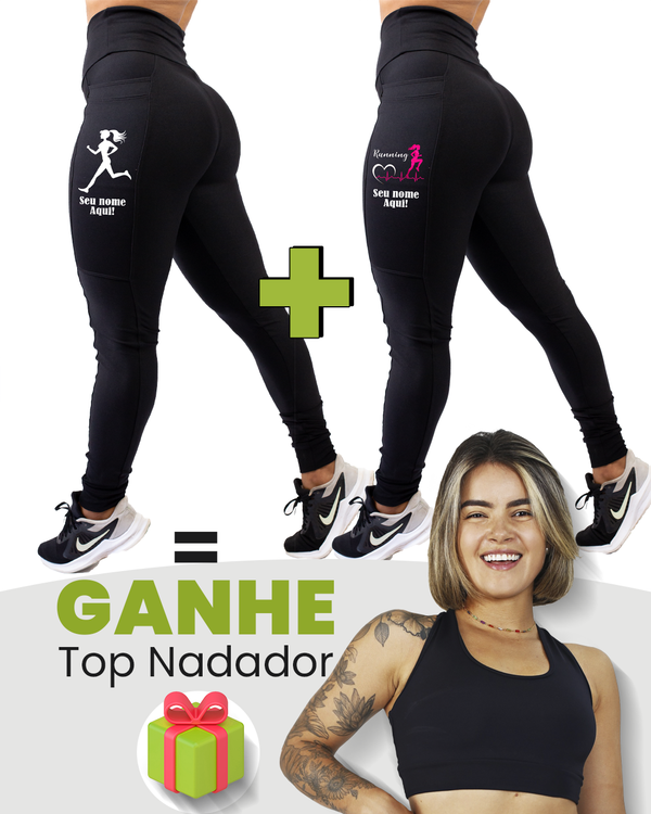 Kit 02 Calças Feminina + Top
