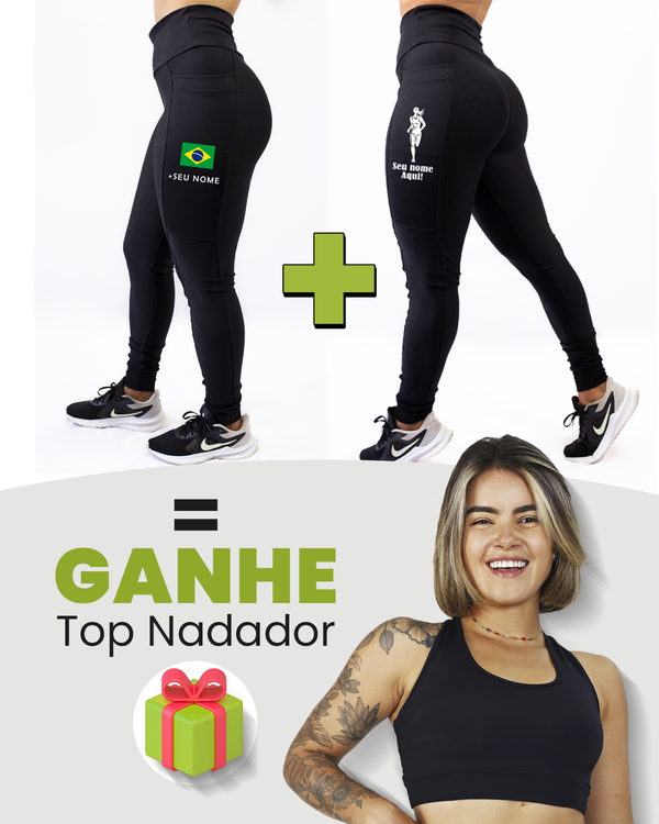 Kit 02 Calças Feminina + Top