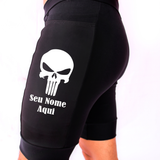 Bermuda Masculina nome+Caveira Justiceiro