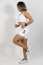 Shorts Branco Mulher Maravilha ( Pronta Entrega)