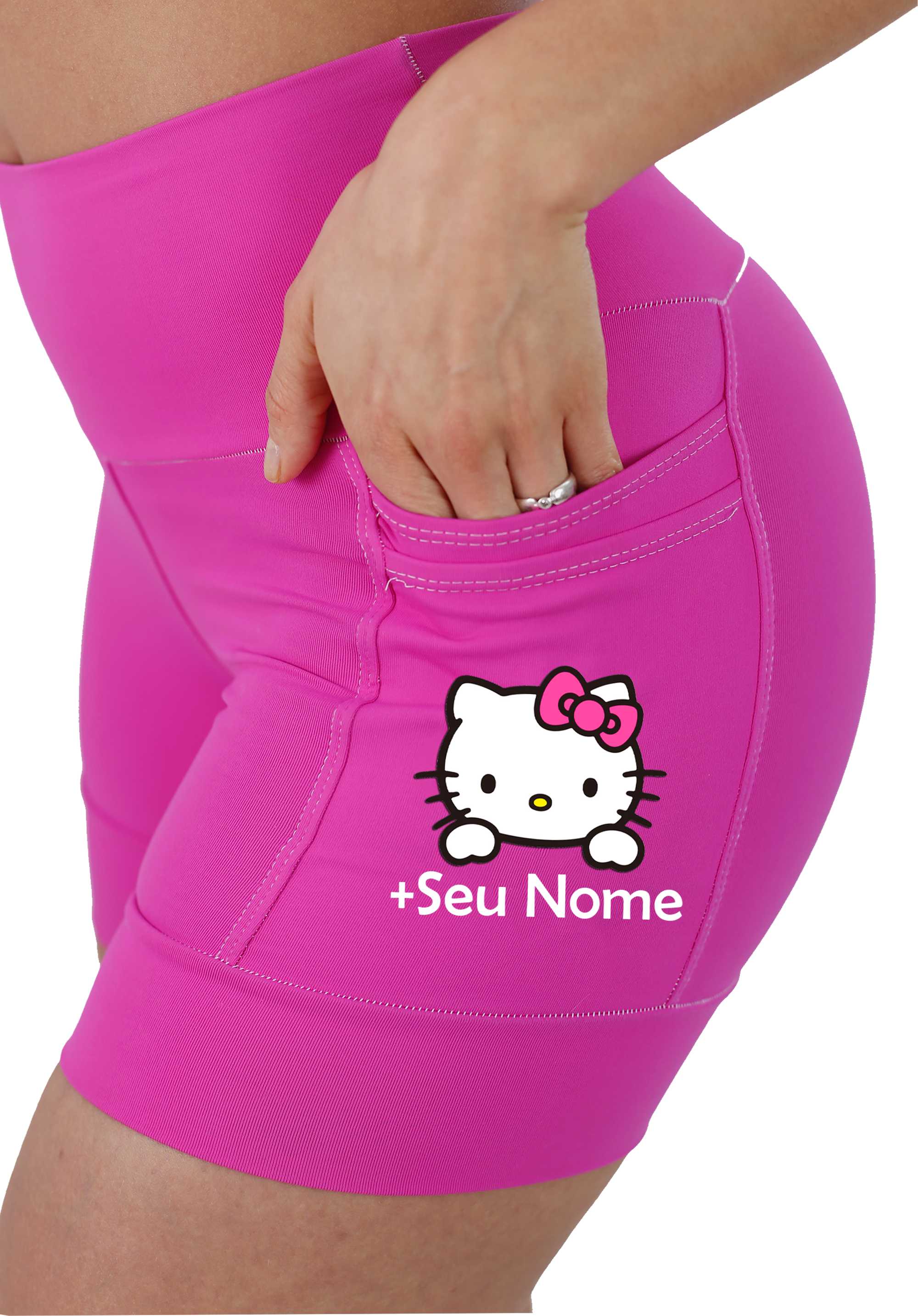 Short Rosa Hello Kitty+ Nome