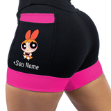 Short Feminino Super Poderosa Rosa