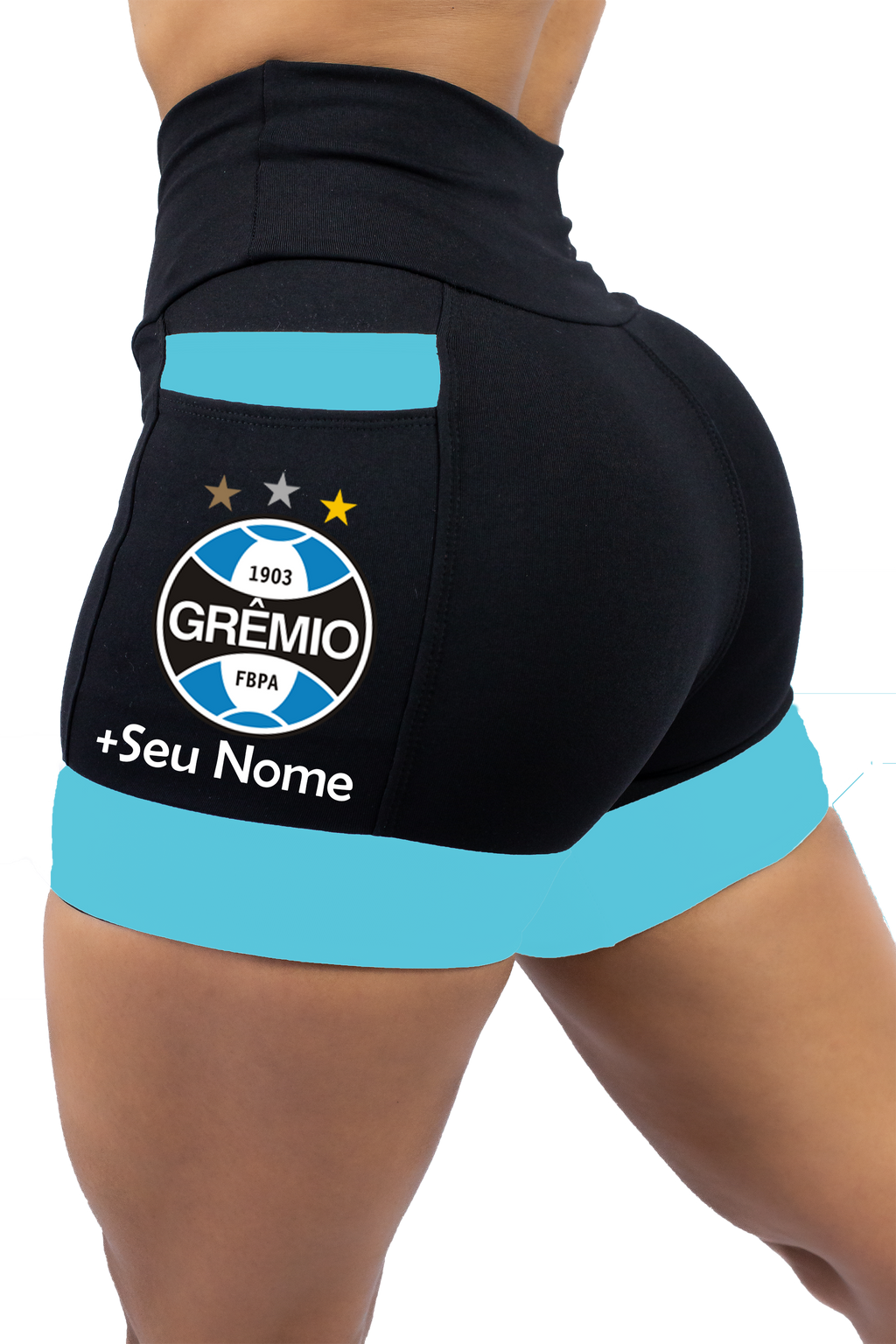 Kit Shorts Feminino + Meia