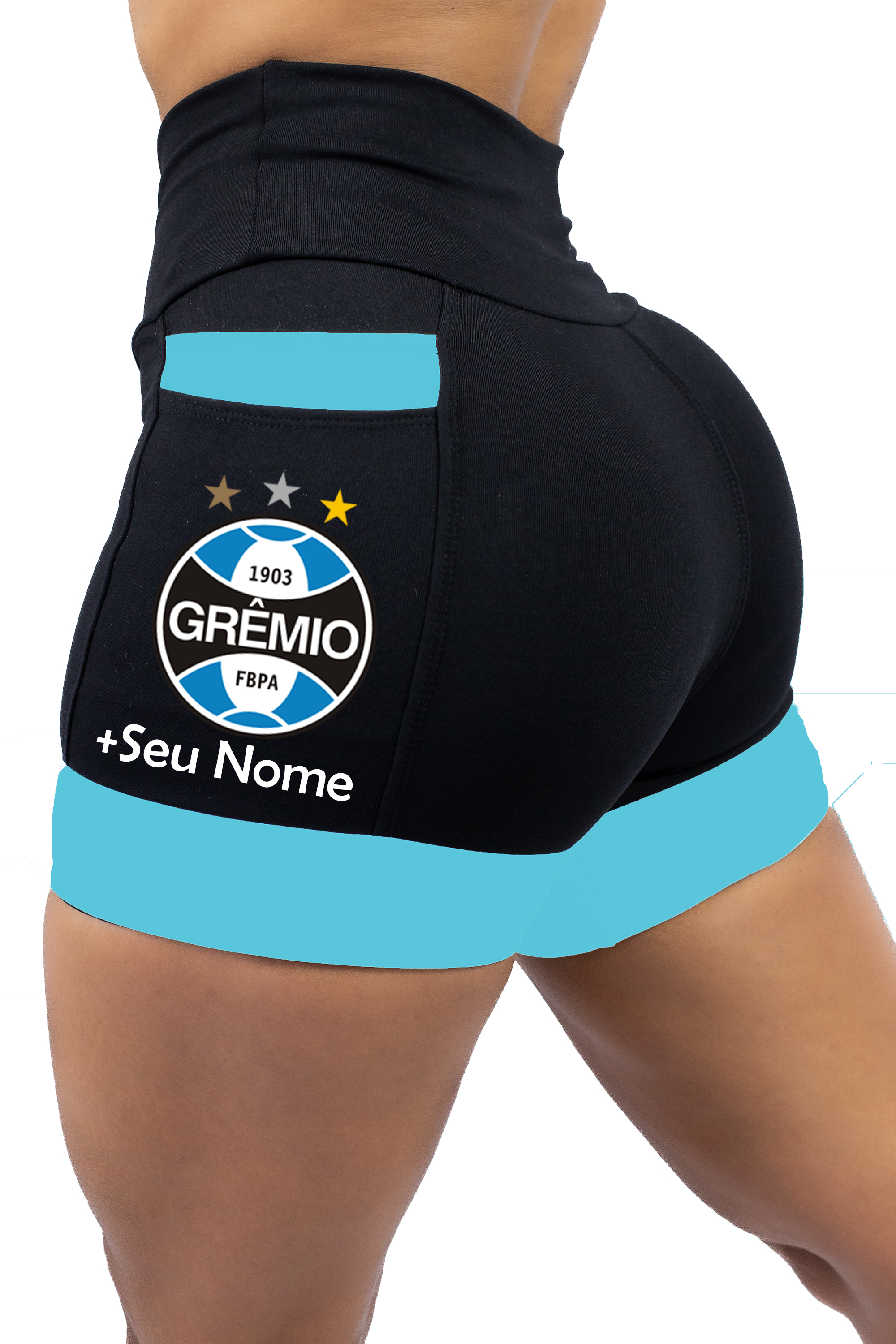 Kit Shorts Feminino + Meia