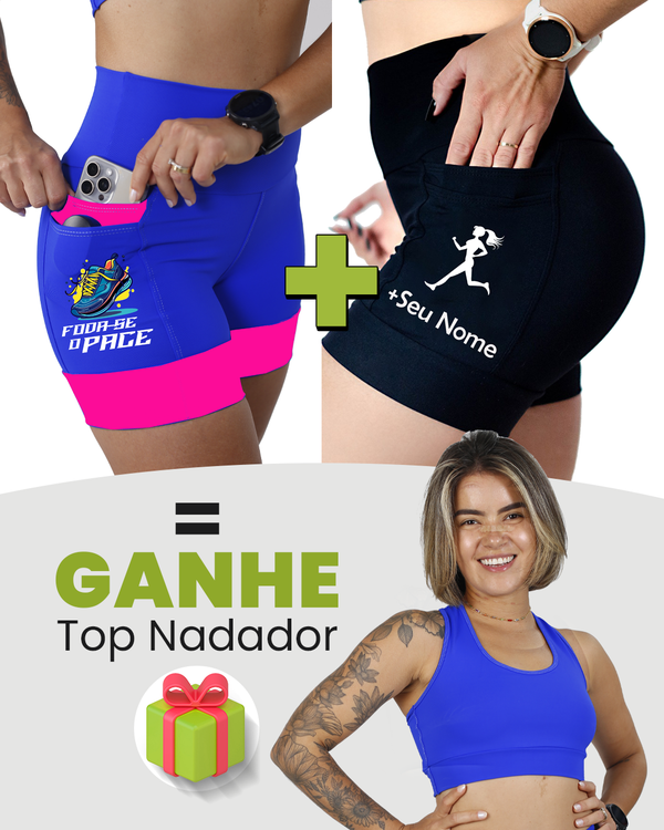 Kit Shorts Feminino + Top